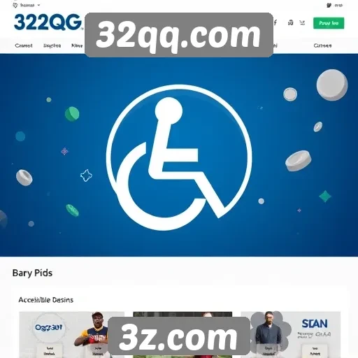 Acessibilidade e design do site 32qq.com